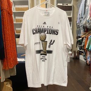 Adidas San Antonio Spurs 2014 NBA Champions tshirt